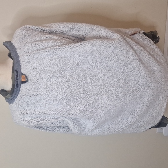 Tailor Vintage Men's M Shacket Sherpa Lined Buffalo Plaid Green Mistletoe - Picture 8 of 10